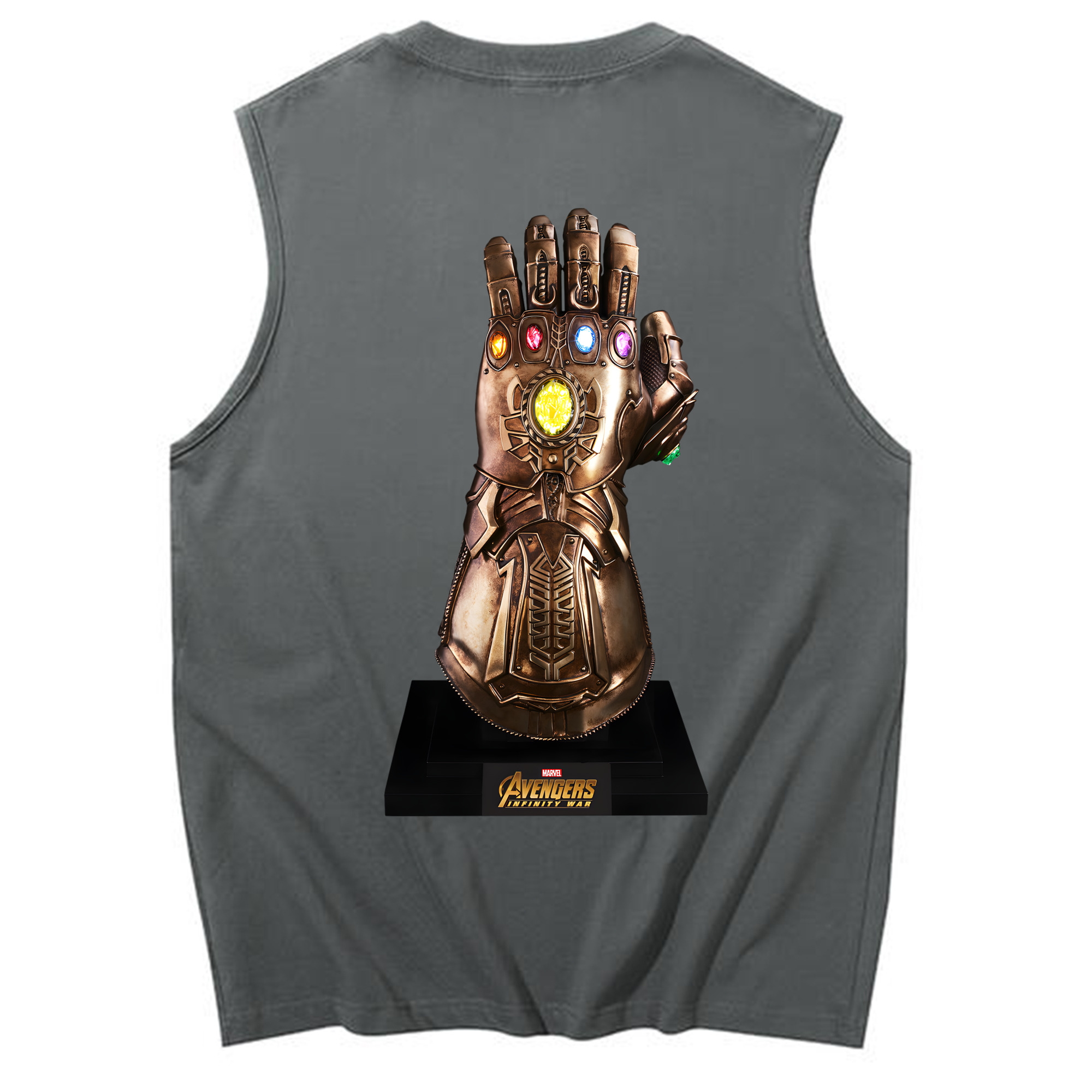 （画像用） アベンジャーズ The Avengers コットン100％タンクトップ（背面プリント）